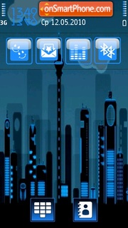 Capture d'écran Retro City thème
