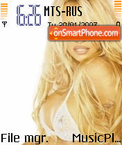 Pamela Anderson 04 theme screenshot
