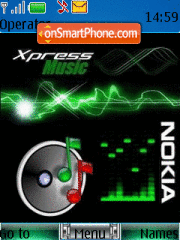 Xpress Music 2 es el tema de pantalla