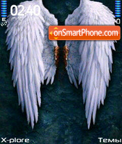 Angels Wings tema screenshot