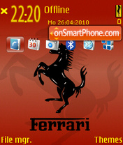 Скриншот темы Ferrari 629