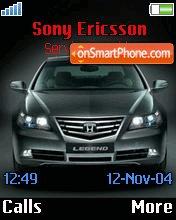 Capture d'écran Honda Legend thème