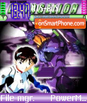 Evangelion Shinji es el tema de pantalla