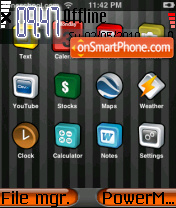 Icon theme tema screenshot