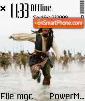 Jack Sparrow 08 theme screenshot