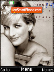 Prinsessan Diana theme screenshot