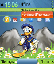 Donald Duck 11 theme screenshot