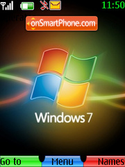 Capture d'écran Windows Se7en thème