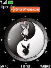 Capture d'écran Playboy clock thème