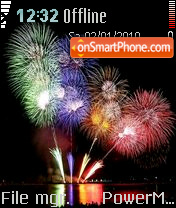 Capture d'écran Fireworks 02 thème