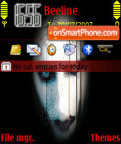 Capture d'écran Marilyn Manson thème