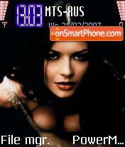 Catherine Zeta Jones 01 theme screenshot