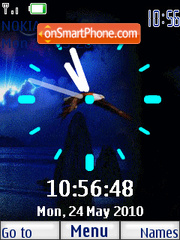Flying Eagle Clock theme screenshot