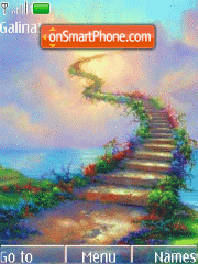 Скриншот темы Stairway to heaven anim