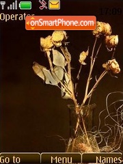 Capture d'écran Dry flowers thème