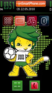 Fifa 2010 Zakumi tema screenshot