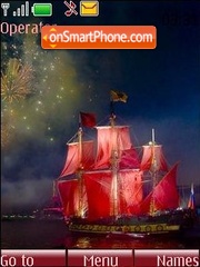 Scarlet sails theme screenshot