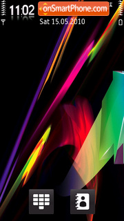 Colourful Abstract 01 tema screenshot