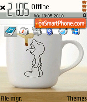 Funny cup theme screenshot