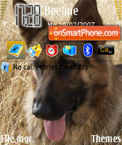 Capture d'écran Ovcharka N73 thème