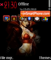 Capture d'écran Scarlet 01 thème