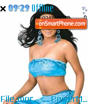 Hot Geeta Basra tema screenshot