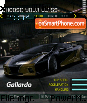 Capture d'écran Need For Speed 11 thème