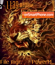 Lion 11 tema screenshot