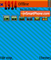 Blue tt theme screenshot