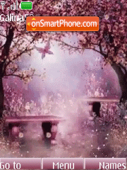 Fantastic pink nature anim Theme-Screenshot