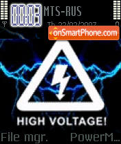 High Voltage Animated theme screenshot