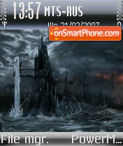 The Enchanted Castle theme screenshot