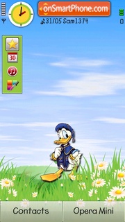 Скриншот темы Donald Duck V5 By Sam1374