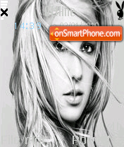 Britney Spears 20 theme screenshot