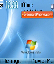 Скриншот темы Windows Vista 4