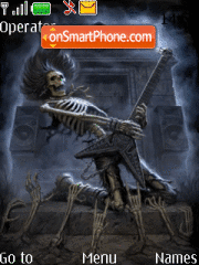 Esqueleto rokero theme screenshot