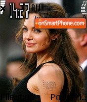 Angelina Jolie 15 theme screenshot