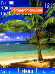 Tropical Paradise 01 tema screenshot