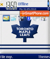 Capture d'écran Toronto Maple Leafs 01 thème