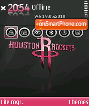 Capture d'écran Houston Rockets thème
