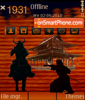 Скриншот темы Samurai 03