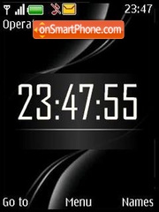 Digital Clock tema screenshot