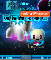 Скриншот темы Space Invader