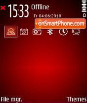 Black-red theme screenshot