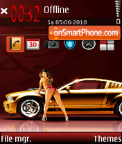 Car Babe tema screenshot