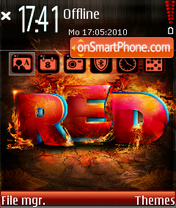 Capture d'écran Red 11 thème