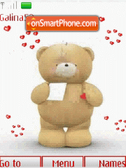 Love bear anim tema screenshot