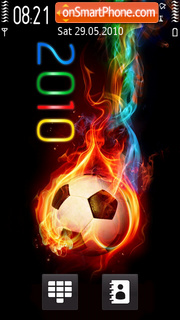 World Cup 2010 Ball theme screenshot