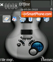 Guitar 10 tema screenshot
