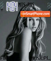 Britney Spears 08 theme screenshot